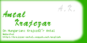 antal krajczar business card